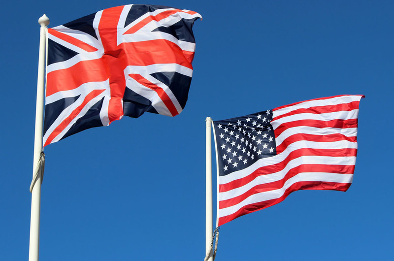 Medium us uk flags